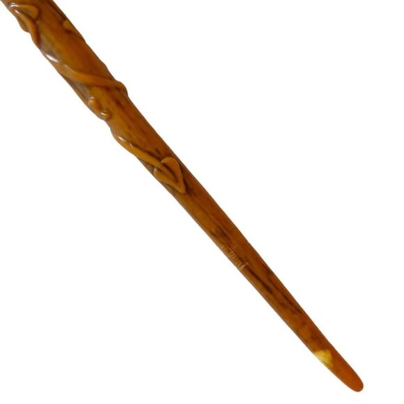 Hermione Granger Wand Magic Harry Potter Series Hard Plastic Textured Brown - Picture 5 of 10